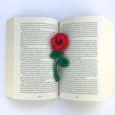 patrón rosa ganchillo crochet