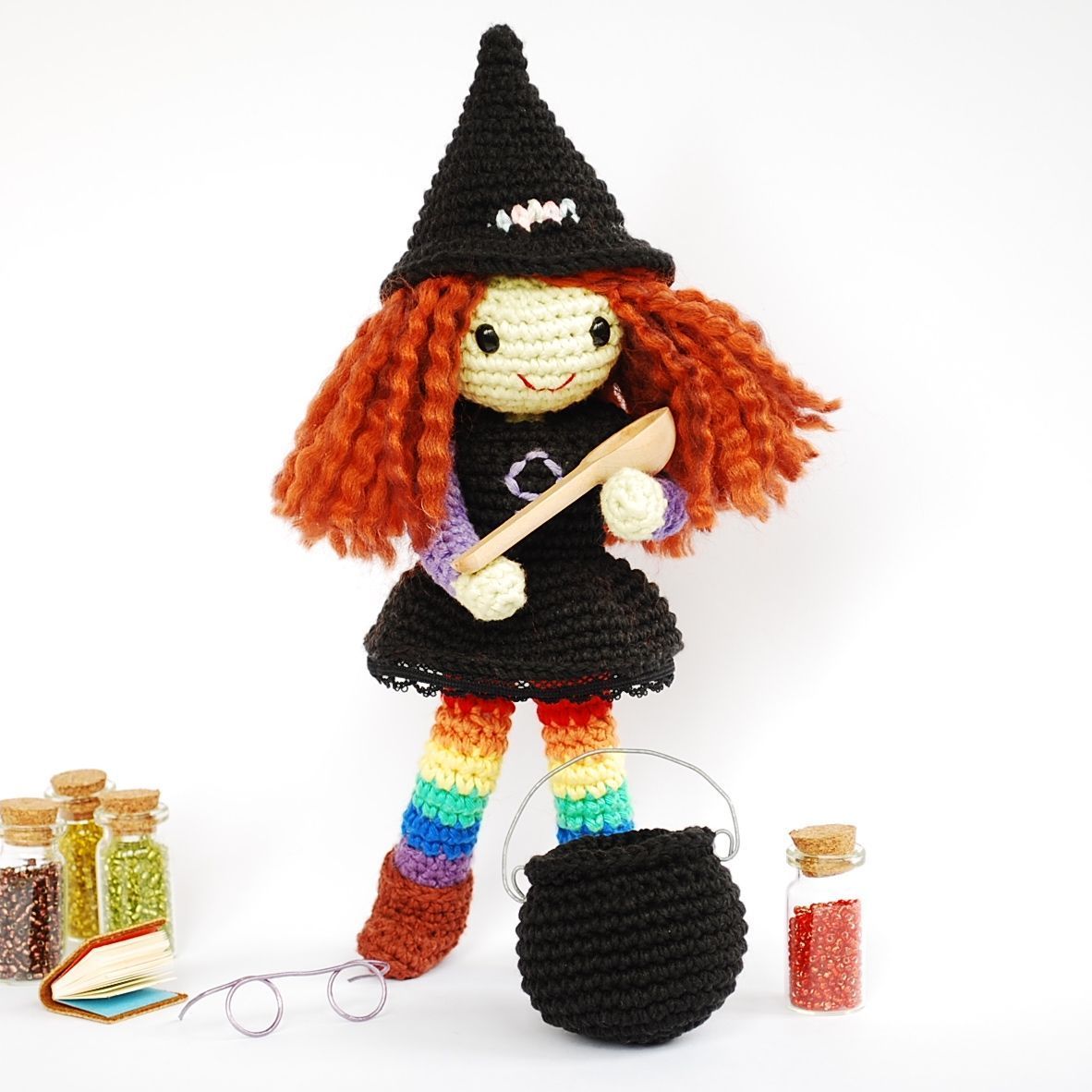 bruja-amigurumi-patrón-pdf-español