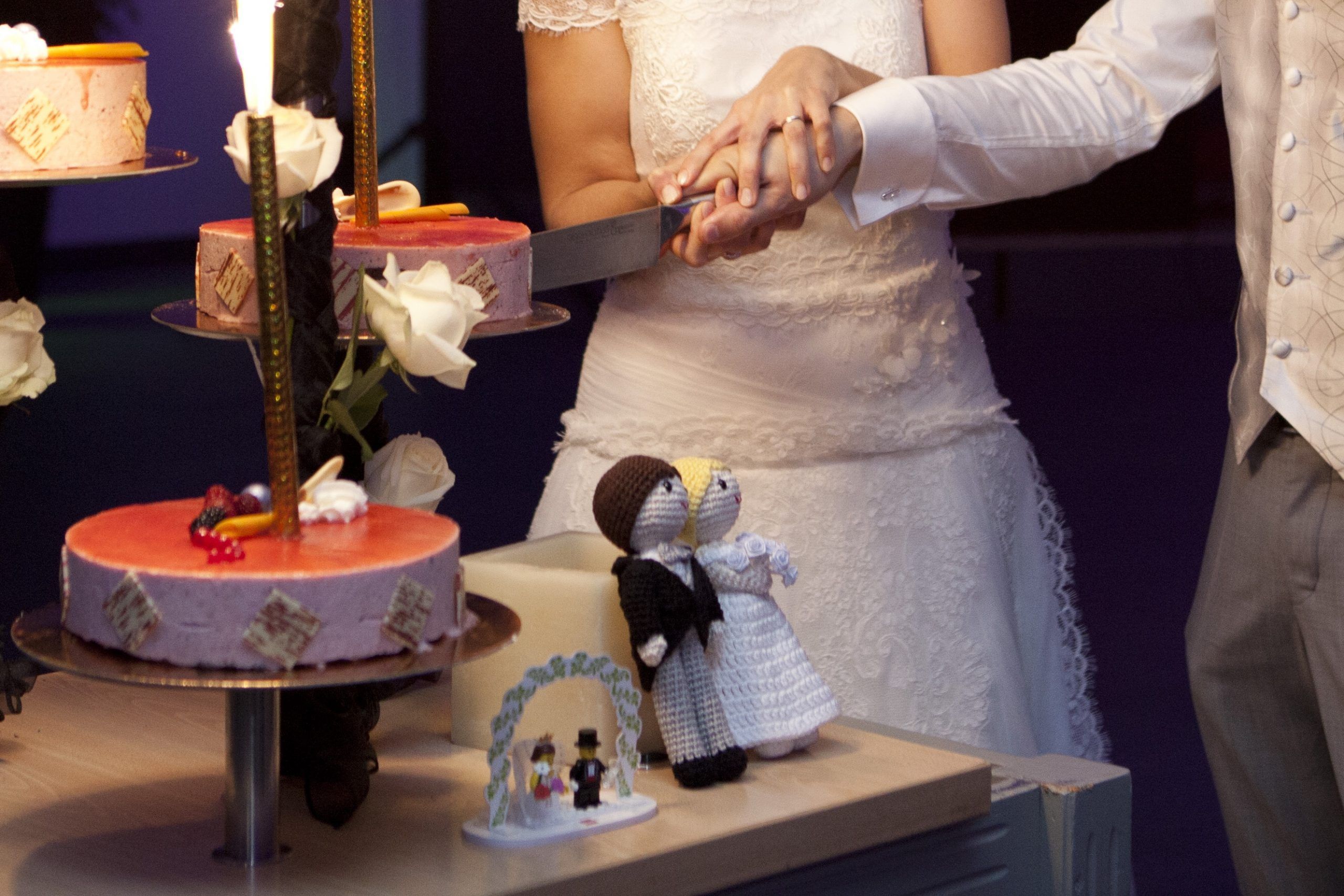Amigurumi bride and groom for the wedding cake - Image 3