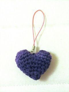corazón de amigurumi