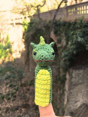 Crochet dragon