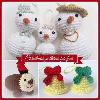 Amigurumi patterns for free this Christmas