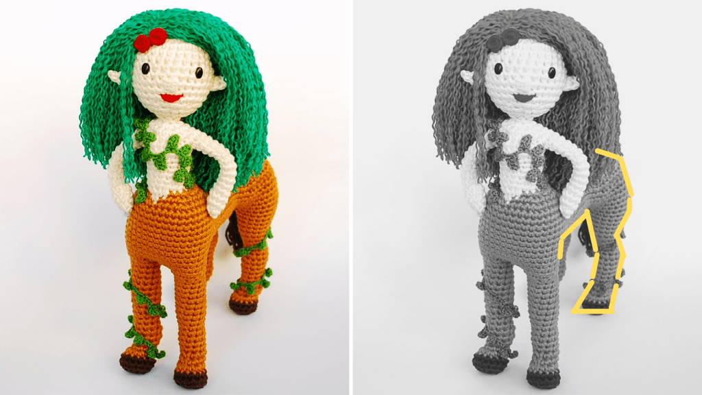 amigurumi con formas no regulares