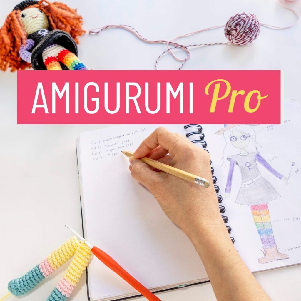 curso amigurumi Pro para diseñar muñecos y patrones