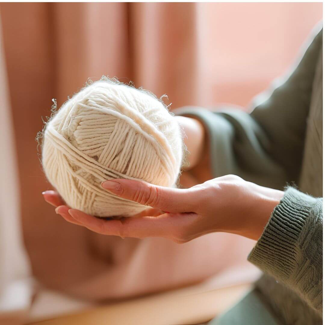 grosor del hilado o del ovillo para tejer a crochet o dos agujas